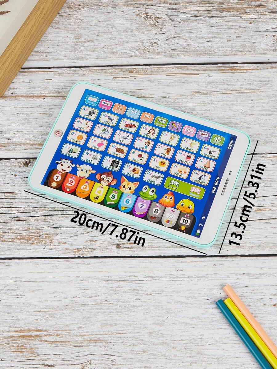 English Language Learning Tablet Toy With Touch Screen, Voice Learning
