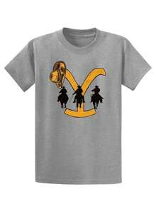 Plus Size TXC Texas Country Rodeo Cowboy Horse T-Shirt Unisex Shirt - Grey - View 1