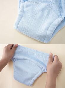 3条装新生儿如厕训练裤，可水洗薄款婴儿学习裤，男女通用布尿布，可重复使用尿布内裤，适合如厕训练、户外活动等，婴儿必备清单