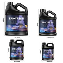 Epoxy Resin - Crystal Clear Epoxy Resin Kit - No Yellowing No Bubble Art Resin Casting Resin For Art Crafts, Jewelry Making, Wood & Resin Molds