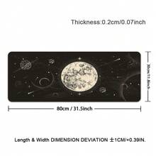 Super Large Art Star Moon Pad Mouse Pad Game Office Pad Mouse Pad Light Art Star Moon Game Room Accessories Table Pad Art Keyboard Pad