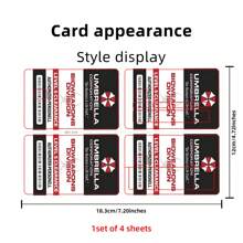 4pcs Ultrathin Sticker Skins - Attractive Card Skins, Suitable For Credit Card, IC Card, Waterproof, Scratch-Resistant, Anti-Slip, Gift Card Decoration - Multicolor - View 2