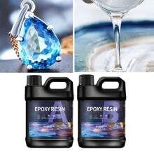 Epoxy Resin - Crystal Clear Epoxy Resin Kit - No Yellowing No Bubble Art Resin Casting Resin For Art Crafts, Jewelry Making, Wood & Resin Molds