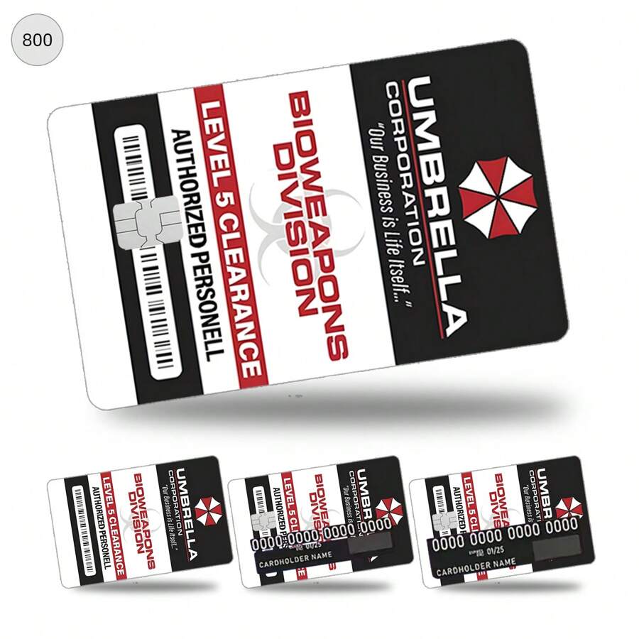 4pcs Ultrathin Sticker Skins - Attractive Card Skins, Suitable For Credit Card, IC Card, Waterproof, Scratch-Resistant, Anti-Slip, Gift Card Decoration - Multicolor - View 1