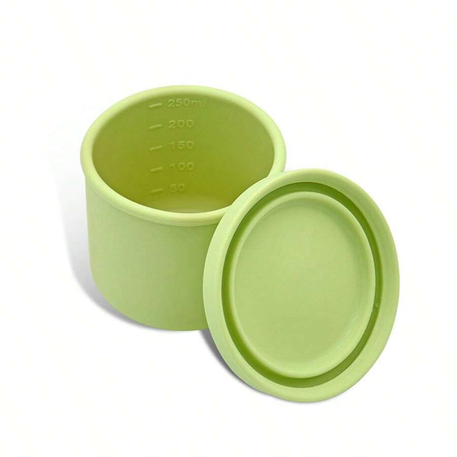 Outdoor Silicone Bento Lunch Box, Airtight Food Storage Container For