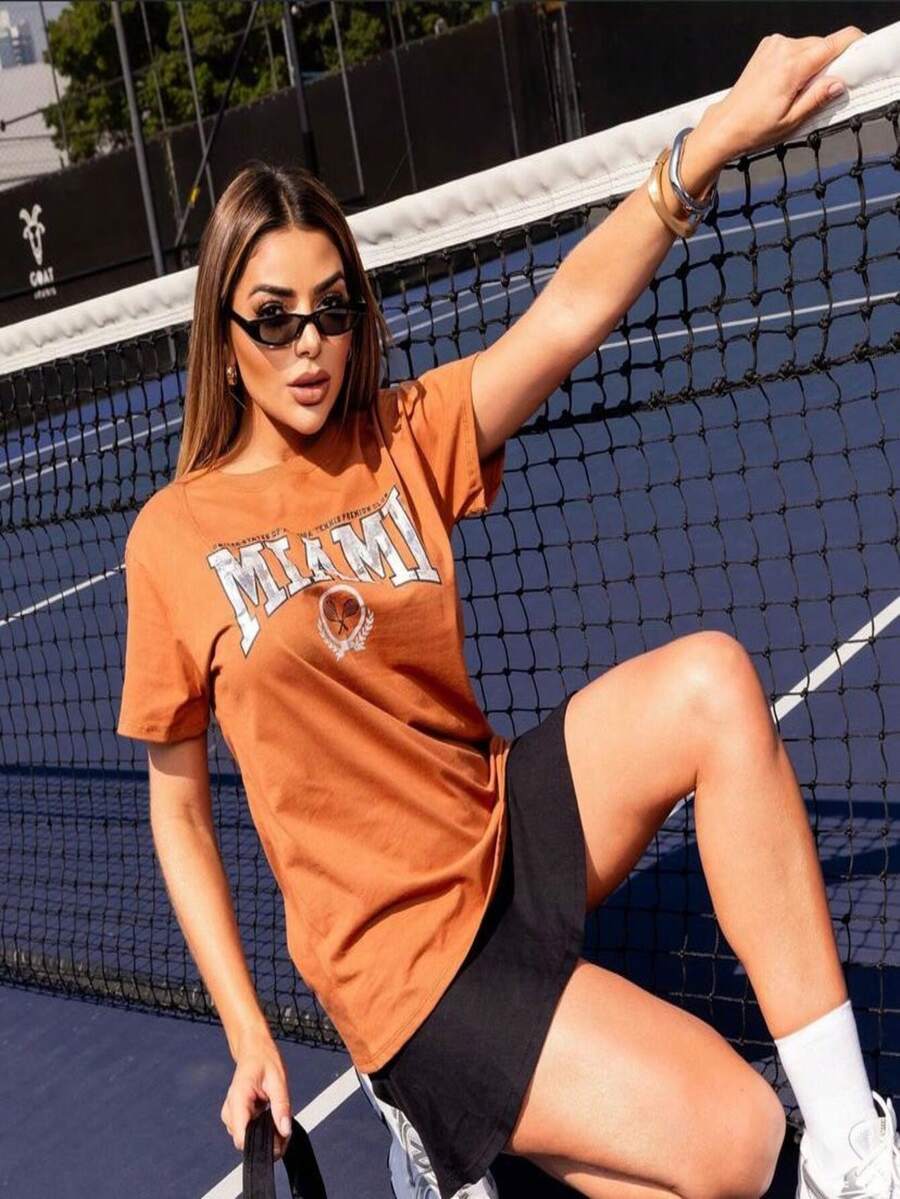 Women's T-Shirt, T-Shirt, Women's T-Shirt, Women's Shirt, T-Shirt - Màu nâu  Mocha - Xem 1