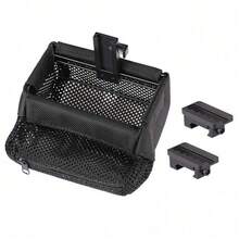 Thickened Brass Catcher, Heat Resistant Premium Nylon Shell Catcher, Zipper Bottom Brass Collector With Two Picatinny Rail Mount - Black - View 5