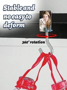 1 Piece Customized Acrylic Photo Hook, Adjustable Length, Iron Style Rotating Screw Hook, Customized Desktop Backpack Hook, Non Stick, Non Perforated And Seamless Hook, Reducing Desktop Clutter, Customized Photo Student Desk Hook, Customized Office Desk Hook, Fashionable Style Personalized, Uniquely Customized For Couples, Friends, Family, And Pets' Photos
