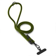 1 件 125 厘米/49 英寸可调节斜挎手机挂绳，多色可选，通用多功能挂绳，配经典黑色固定卡/连接卡。肩带式手机挂绳，适用于所有智能手机，防丢失，适用于手机，耐用编织带手机壳，适合户外活动。 - 彩色 - 查看 18