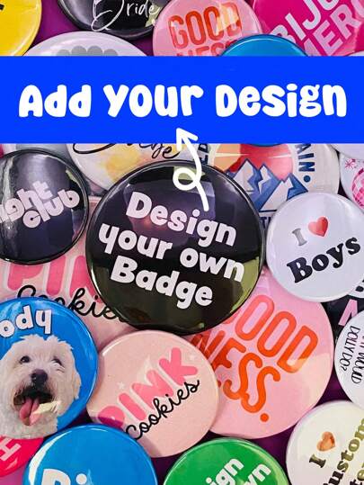 Custom Pins, Custom Bag Pins, Custom Buttons, Design Your Own Badge, Personalized Pinback Button Badges, Personalized Pins, Custom Pinsm, Custom Badge, Custom Buttons, Custom Button Pins, I Love My Girlfriend Pin, Button Pins, Pins Y2k