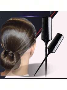 1pc Hair Brush Brush For Combining Makeup And Hair Comb,Brush For Latin Dance Hairstyles And Smoothing Hair With Pointed Tail Comb And Row Hairbrush