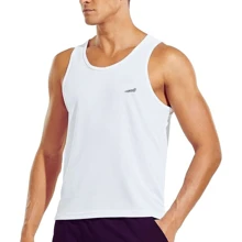 Kit 5 Men's Dryfit Tank Top Shirt Gym Training Fit - White - View 2