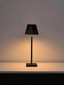 1 luminária de mesa moderna e minimalista, luz de acampamento portátil recarregável, controle de toque, regulável em 3 cores, iluminação suave e agradável aos olhos, adequada para quarto, sala de estar, sala de jantar, camping, café, etc.