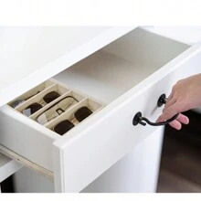 Samt Sonnenbrillenetui - Mehrzweckaufbewahrungsfach für Brillen, Schmuckringe, Halsketten, Armbänder, Uhren für Damen und Herren