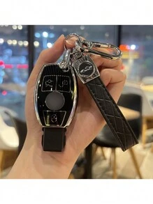 Mercedes-Benz A/C/E/S/G/CLA/CLS/GLA/GLB/GLC/GLE/GLS Series Car Key Cover, Soft TPU Shell Case, Fashion Key Protector And Accessories - one-size - View 3