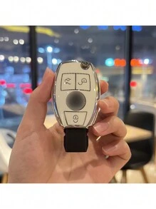 Mercedes-Benz A/C/E/S/G/CLA/CLS/GLA/GLB/GLC/GLE/GLS Series Car Key Cover, Soft TPU Shell Case, Fashion Key Protector And Accessories - one-size - View 2