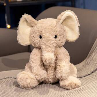 Keylingwd 28cm/11in, Soft And Cute Sitting Elephant Doll Plush Toy Doll, Children's Plush Toys, Birthday Gifts For Boys And Girls,Cute Animal Shape, New Plush Stuffed Doll, Soft And Comfortable, Living Room Sofa Bedroom Decoration, Suitable For Christmas, Halloween, Thanksgiving, Valentine's Day And Easter Gifts (Due To The Batch Production Of Fabrics, There Will Be Some Slight Color Difference, The Actual Product Is Close To The Promotional Picture)