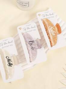 个性化发爪、发夹、发卡、水钻发爪、发饰、定制名字发夹、发爪、粉色公主礼物、定制名字发夹、个性化蝴蝶结发夹、新娘派对发饰、Y2K、卡哇伊、可爱、迷人、色彩缤纷、时尚、定制、个性化、独特、送给她的理想礼物、女友、朋友、家人、她、定制发饰、复古造型