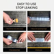 Super Strong Aluminum Foil Tape Butyl Seal Rubber Tape Waterproof Roof-Repair - Silver - View 10