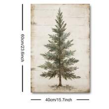 1pc Framed/Unframed Fir Tree Christmas Retro Art Poster Vintage Rustic Xmas Spruce Tree Painting Canvas Print Farmhouse Maximalist Wall Picture For Dorm,Living Room,Bedroom,Apartment,Modern Home Decoration Christmas Decoration XMAS Decor Christmas Tree Gift Decor Thanksgiving Wedding Home Decor Home Decor Fall Decor Autumn Decor Birthday Decorations For Gifts Party Supplies Indoor Holiday Festival Decor Halloween Decor Wall Decor Halloween Ornaments - Multicolor - View 11