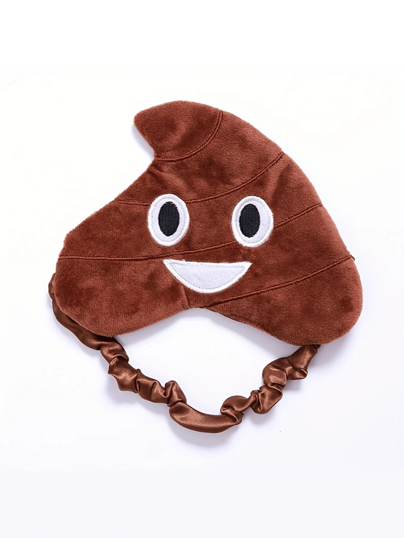 Cartoon,Funny Plush Poop Eye Protection Mask Cartoon Sleep Blackout Eye