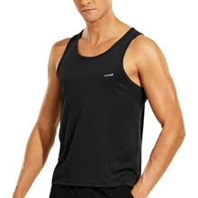 Kit 5 Men's Dryfit Tank Top Shirt Gym Training Fit - 黑色 - 查看 2