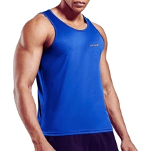 Kit 5 Men's Dryfit Tank Top Shirt Gym Training Fit - 黑色 - 查看 4