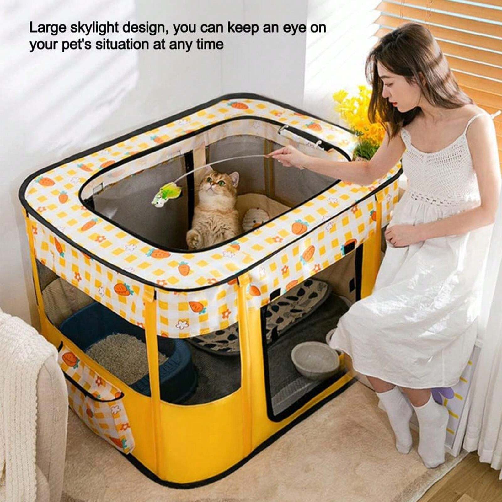 1 PC Foldable Pet Playpen Portable Kennel Cage For Puppy Dog Kitten Cat