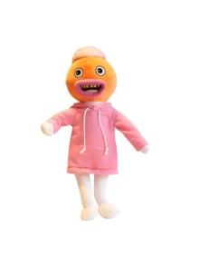 Divertente e strano pupazzo di peluche di mostro arancione, bambola carina e adorabile come accessorio per giochi , per il fai da te - multicolore - Visualizzare 7