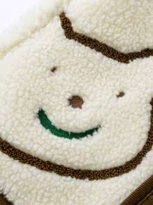 mini bala Boys Girls Fleece Jacket Winter Baby Sherpa Casual Wear - Light Khaki - View 8