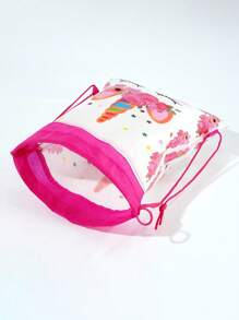 1 chiếc Ba lô không dệt hình kỳ lân hoạt hình Túi rút dây đựng đồ du lịch Ba lô đi học Tổ chức tiệc sinh nhật Ba lô, Ba lô, Ba lô đi học, Ba lô, Cặp đi học, Túi đựng sách, Túi, Túi khủng long Hoàn hảo cho trường học Ba lô mini màu hồng - Hồng - Xem 6