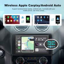 Estéreos De Coche Carplay Y Android Auto 2 Din Bt Wifi+cámar, Funciona sin problemas y es fácil de usar con durabilidad. Admite múltiples idiomas, con alta sensibilidad, alta definición y alta transparencia. - Azul Marino - Ver 3