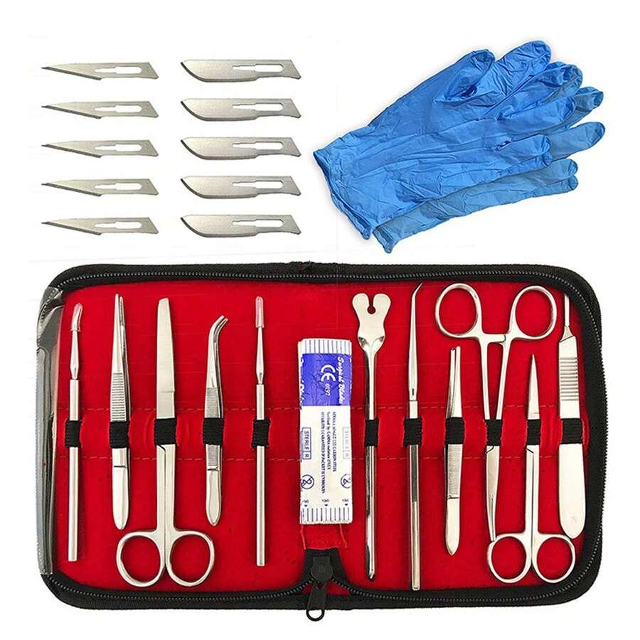 Anatomical Surgical Suture Practice Kit 18 Pieces - 黑色 - 查看 1