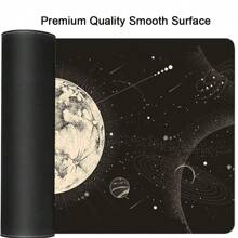 Super Large Art Star Moon Pad Mouse Pad Game Office Pad Mouse Pad Light Art Star Moon Game Room Accessories Table Pad Art Keyboard Pad