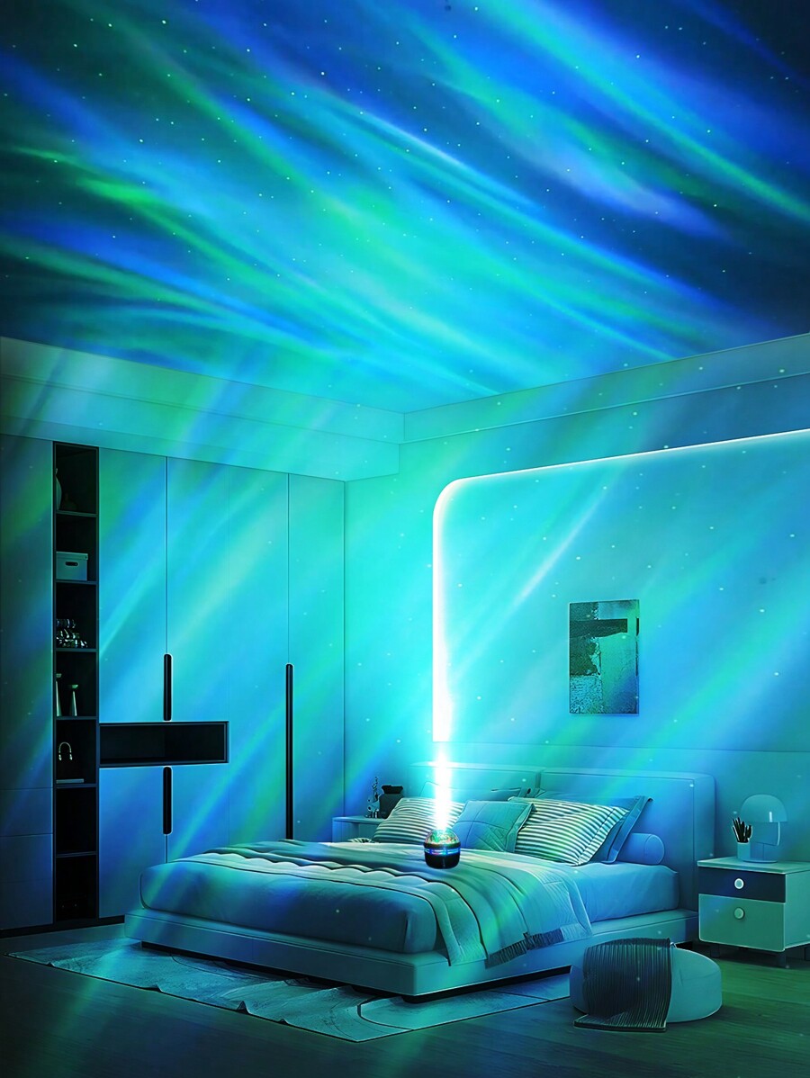 Starry Night Sky Projector With Northern Lights Effect Perfect For