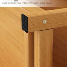 5 Layers BAMBOO SHOE FOOTWEAR RACK ORGANISER WOODEN STORAGE SHELVES STAND SHELF UNIT