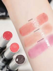 Rom&nd Romand GLASTING 融化唇釉，色号：Glasting 17 Berry In Black、Airy Skin-Melt Film、Blurred Iris Glow、Lip-Breathe Adherence、Peach Tea Jelly Sheer、Cool Rose Stardust、Frosted Mint Oxygen - Glasting 17 Berry in Black - 查看 4