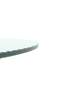 36" Inch Round Tempered Glass Table Top,Clear Glass, 1/4" Inch Thick Flat Polished Edge,Made Of High Quality Tempered Glass,With Wear-Resistant,Heat-Resistant, Corrosion Resistant And Impact Resistant Surface,Long Service Life,Perfect For Office Tables,Lobby Tables,Business Meeting Tables,Dining Tables,Patio Table Or Coffee Tables,Transparent.,YY Choice - 透明的 - 查看 6