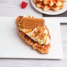 1 opakowanie 15X8cm, 4 style kremowy owocowy model tortu waflowego, dekoracja tortu weselnego, fotografia model tortu symulatora jedzenia, wystrój domu