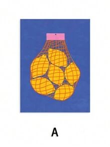 1 tấm áp phích nghệ thuật treo tường nhà bếp không khung, tranh vải in trái cây đóng túi, nghệ thuật ẩm thực, trang trí nhà bếp, phòng ăn, trang trí nhà phòng khách - Nhiều màu - Xem 21