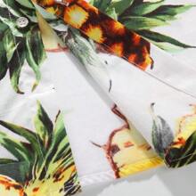 SSLR Mens Button Up Shirts Cotton Short Sleeve Hawaiian Shirts For Men