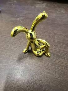 1/2件装创意卡通摆件长耳兔家居简约电脑电视摆件汽车中控装饰跨境爆款 - 彩色 - 查看 11