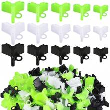 鱼钩帽，鱼钩三叉钩保护器，鱼钩帽保护器，5 种尺寸鱼钩三叉钩保护器，混合鱼钩套 - 彩色 - 查看 2