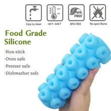 1 件，48 腔硅胶迷你甜甜圈模具 - 非常适合 DIY 蛋糕装饰、烘焙和冰淇淋制作 - 家庭厨师的厨房小工具和配件 - 彩色 - 查看 5