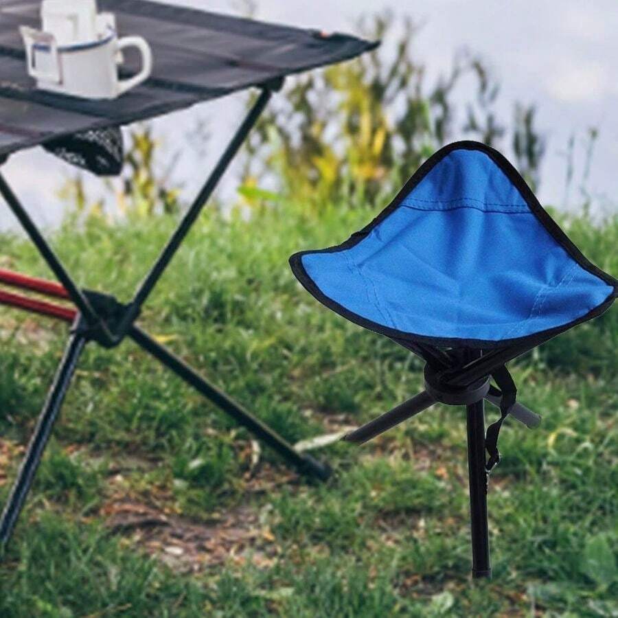 Outdoor Folding Chair Small Stool Barbecue Camping Picnic Fishing Beach Chair Portable Horse Stool