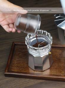 Moka Pot Coffee Powder Refill Funnel Filling Tool Espresso Maker Tamper Tool Accessories - Clear - View 4