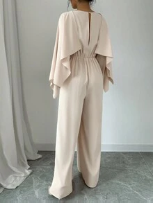 Bộ đồ liền thân thanh lịch dành cho nữ - Màu be - Xem 2