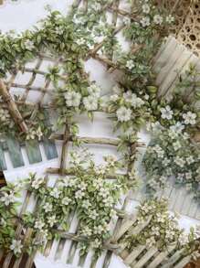 15张/包 复古大号贴纸套装，包含栅栏、花卉、花径、日记、剪贴簿、装饰贴纸，适合返校季剪贴簿，趣味贴纸，笔记本电脑贴纸，Kindle手机贴纸 - 彩色 - 查看 1