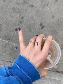 3 件装临时纹身图案，适合男女，性感派对装饰性身体贴纸，3D 卡通绘画逼真纹身