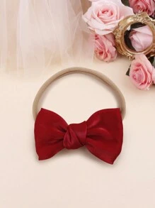 3 件装蝴蝶花朵装饰和蝴蝶结弹性发带，适合婴儿节日爱情情人节 - 紅色 - 查看 8